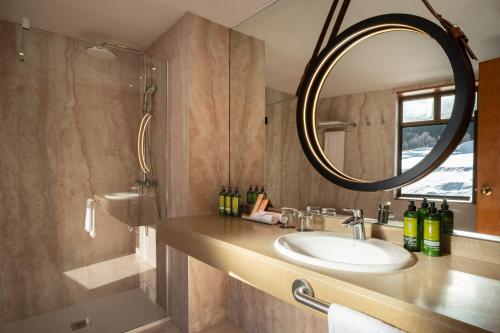 Et badeværelse på Hotel Euroski Mountain Resort & Spa