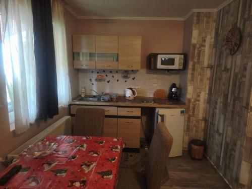 Køkken eller tekøkken på Anikó Vendégház