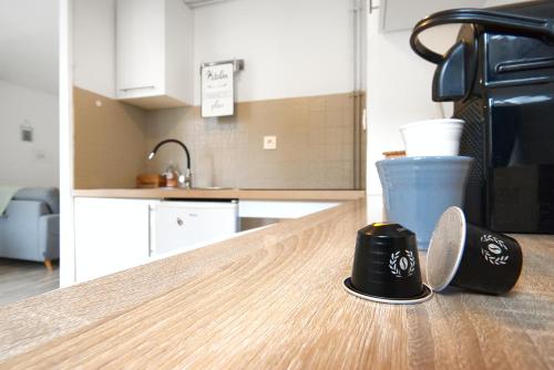 Køkken eller tekøkken på * La Tour : Vue imprenable sur la ville *