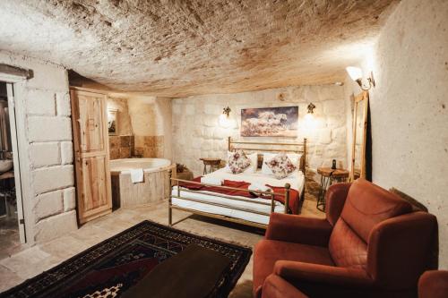 Et opholdsområde på Young Cave