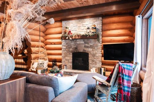 Foto dalla galleria di Rustic Chalet & Serenity in Mont Blanc a Saint-Faustin