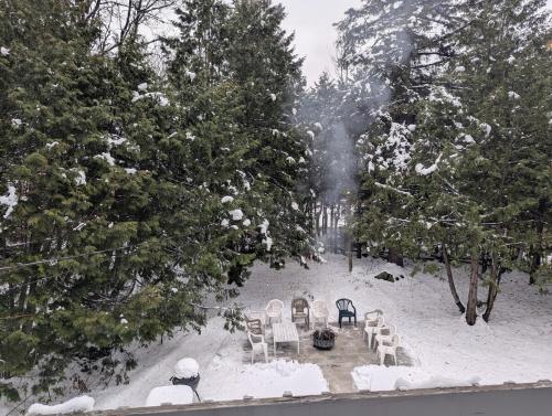 Chalet Lumière om vinteren