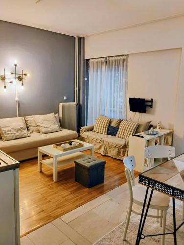 Minimalistic luxury apartment in Acropolis