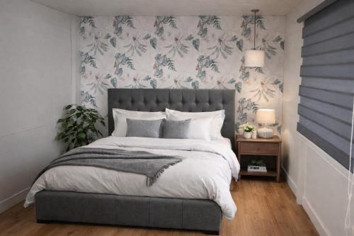 En eller flere senge i et værelse på Tiny House am See - Camp Velenje