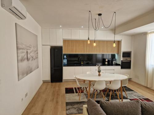 Kuchyň nebo kuchyňský kout v ubytování Sunset