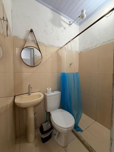 Et badeværelse på Caminito Brasilia Hostel