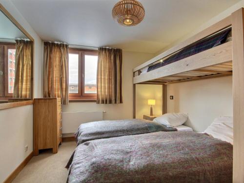 Bel appartement 2 pièces face aux pistes avec balcon et Wifi, pour 5 personnes