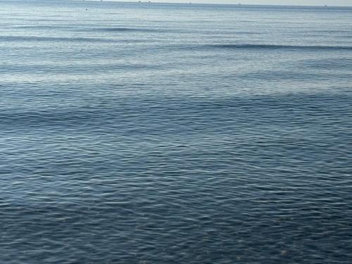 a large body of water with ripples in it at Villa Giuseppe Seaside in Lido Di Fondi