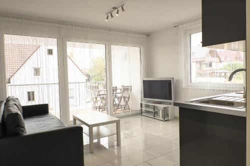 Una cocina o cocineta en Design Apartment Metzingen