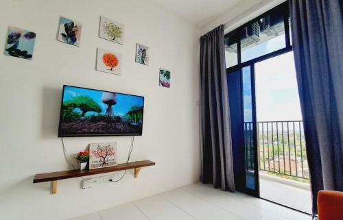 TV/trung tâm giải trí tại myRumah Imperio Home , Alor Setar 3BR with Sky Infinity Pool