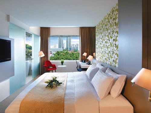 Posezení v ubytování D'Hotel Singapore managed by The Ascott Limited