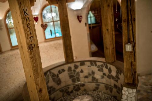Koupelna v ubytování Hotel Gran Ciasa