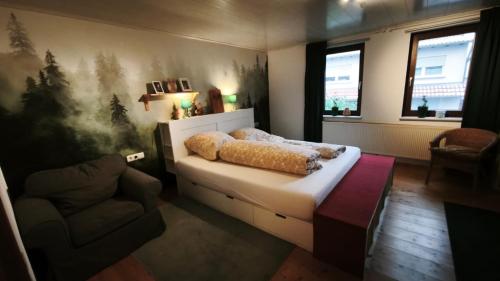 En eller flere senge i et værelse på Märchen Apartment