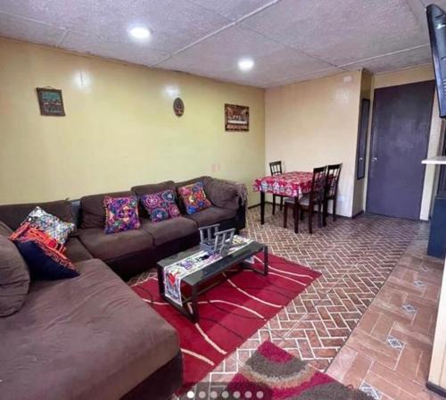 Khu vực ghế ngồi tại Casa Cabaña Oro Rayado Puerto Varas