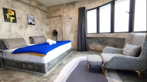 Giường trong phòng chung tại Happy Stay - Golden Hills , Genting Highlands