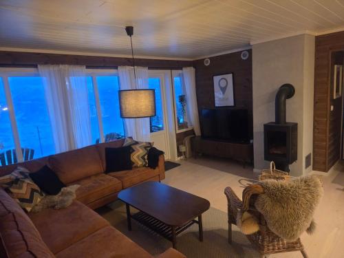 Et tv og/eller underholdning på Apartment Tråstølen ski in ski out