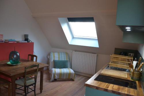 Køkken eller tekøkken på Agapé Gîte