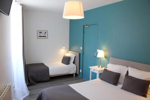 Hotel Saint-Michelにあるベッド