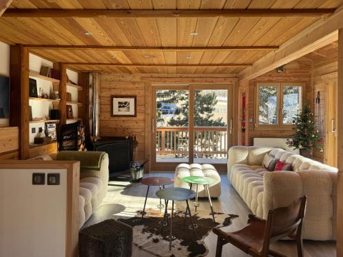 Posezení v ubytování Le Martagon