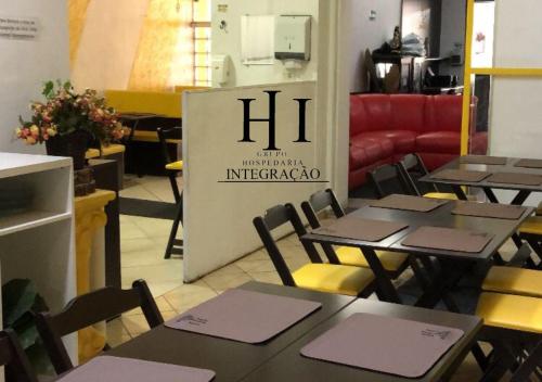 Khu vực ghế ngồi tại Hospedaria Ipiranga