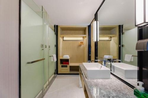 Phòng tắm tại Echarm Hotel Nanning Qingxiu Mountain