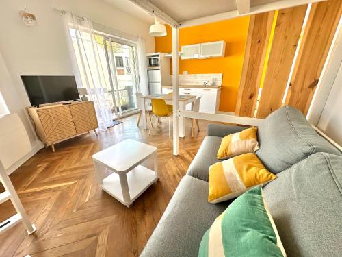 Grand Studio JAUNE pour 4 pers à deux pas de la plage de Berck