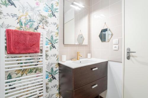 Et badeværelse på L'Eclose - Les Korrigans