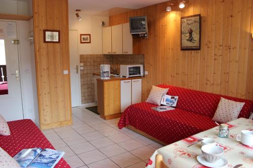 Kuchyň nebo kuchyňský kout v ubytování Olympic Appartements VTI