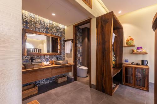 Nhà bếp/bếp nhỏ tại Sun Village Beach Resort