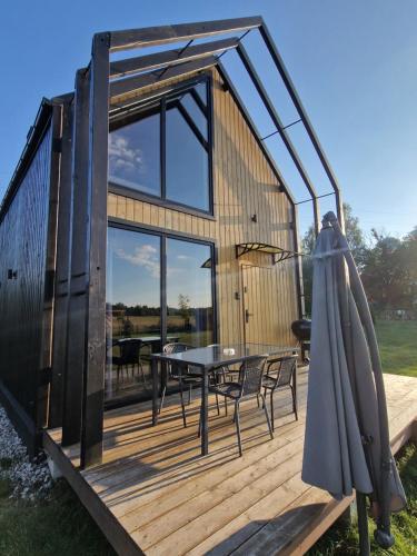 Een patio of ander buitengedeelte van Sielski Chill Mazury