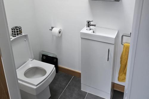 Phòng tắm tại Modern Large 4-Bed Property sleeps 10 in Abergele