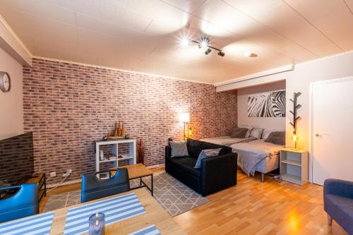 Et opholdsområde på Lappland Kemiapartments CITY IV, near snowcastle, premium studio, FREE private parking