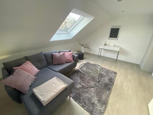 Et opholdsområde på 2 Zimmer-Wohnung ruhig modern zentrumsnah