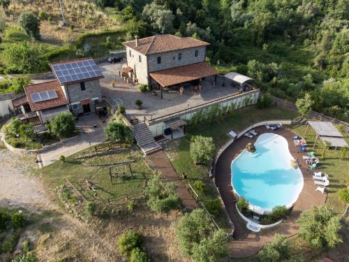 Swimmingpoolen hos eller tæt på Agriturismo Piano di Andrea