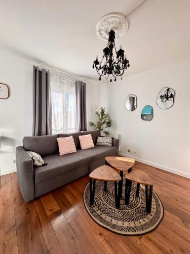 Appartement avec parking privé en plein centre ville