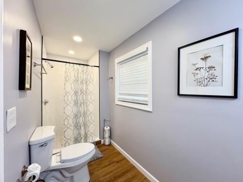 Et badeværelse på Seabreeze Sanctuary