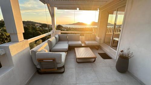 Superbe maison F5 avec vue mer - Plage à 5 min - Climatisation - Wifi gratuit