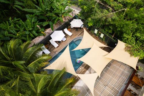 En have udenfor Hotel Michanti