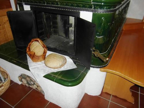 Køkken eller tekøkken på Turistična kmetija Košir