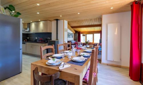 Chalet 8 personnes, face aux montagnes