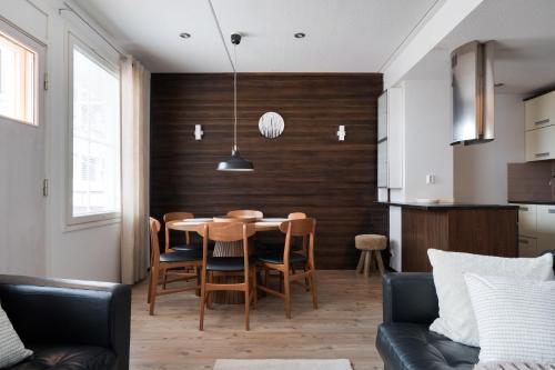 Prostor za sedenje u objektu Levikolmio B3