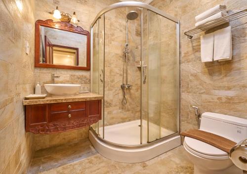 Kupatilo u objektu Diamond Hotel