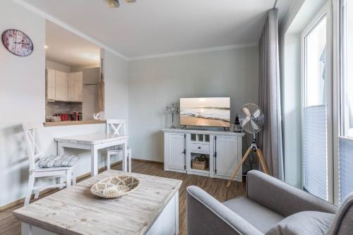 Kuchyň nebo kuchyňský kout v ubytování Ferienwohnung Pacific