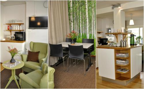 Ronneby Cityhotellにあるシーティングエリア