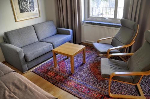 Ronneby Cityhotellにあるシーティングエリア