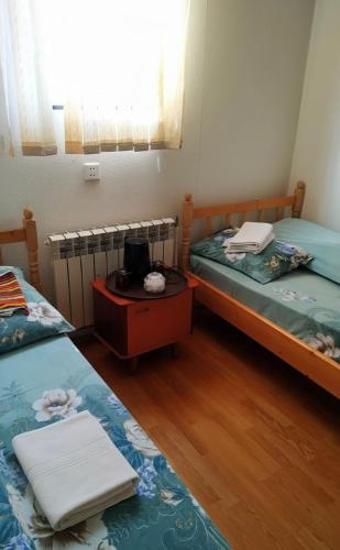 Krevet ili kreveti u jedinici u okviru objekta Ganja Hostel