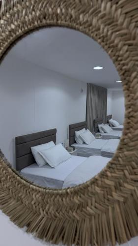 Postel nebo postele na pokoji v ubytování Al Gaith Retreat