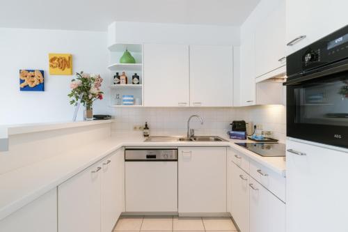 Kitchen o kitchenette sa Blankeduyn Koksijde