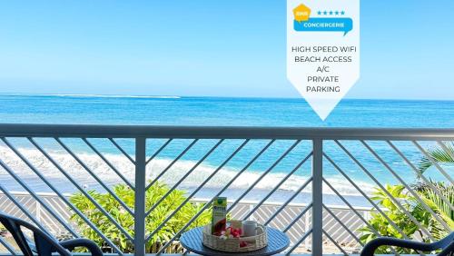 Private beach access, fiber optic internet & parking