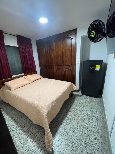 เตียงในห้องที่ El Descanso